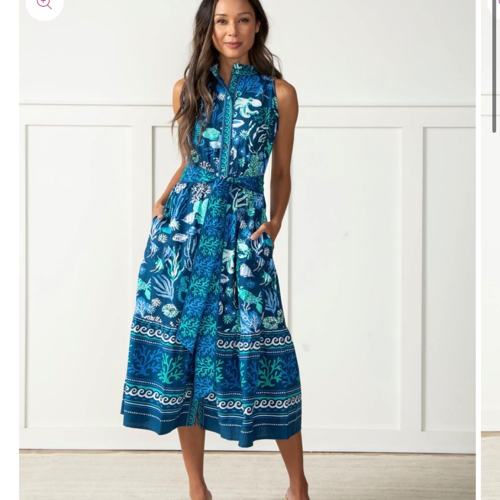 NWT Printfresh Oceania Coast to Coast Dress XS